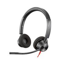 Blackwire 3320-M Corded Headset - Binaural - UC Certified - USB A 