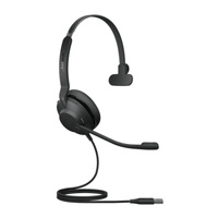 JABRA Evolve2 30 SE Mono Wired Headset - UC Certified - Noise Cancelling Mic - Lightweight Prof Grade Speakers - USB A