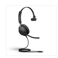 JABRA Evolve2 40 SE Mono Wired Headset - UC Certified - Noise Cancelling Mic - Lightweight Prof Grade Speakers - USB A
