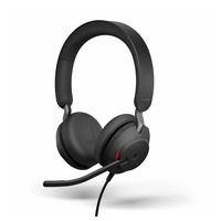 JABRA Evolve2 40 SE Stereo Wired Headset - UC Certified Noise Cancelling Clearvoice Brilliant Audio - USB A