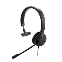 JABRA Evolve 20 SE Mono Wired Headset - Microsoft Teams & Open Office Certified - InLine Controller - Prof Grade Mic - Premium Audio - USB C + A