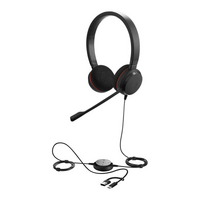 JABRA CORDED EVOLVE 20 UC STEREO SE HEADSET,USB-A/C