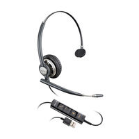 HP Poly Encorepro HW715 Corded Headset - Mono - UC Certified - USB A