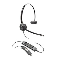 Plantronics EncorePro EP545 Corded Headset - Mono - UC Certified - Convertible - USB A + C