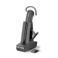 Plantronics Savi UC S8245 Convertible Wireless Dect, HS Battery, USB-A, PC - MS