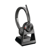 HP Poly Plantronics Savi 7220 Office, Dual Ear, Stereo DECT Wireless Headset