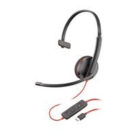 HP Poly Blackwire 3210 UC Mono USB-C/A Corded Headset