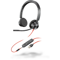 HP Poly Blackwire 3325-M Stereo USB-C/A w 3.5 plug Headset