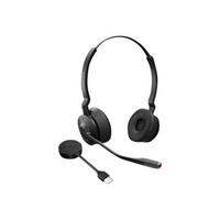 JABRA Engage 55 SE Stereo Wireless DECT Headset - UC Certified - Portable Adv Noise Cancelling Mic - USB C