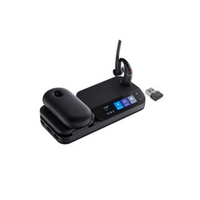 Yealink BH71 Wireless Headphones - Mono - Bluetooth - Black - with BT51 Dongle - Charging Case and Workstation PRO BH71-WS-PRO