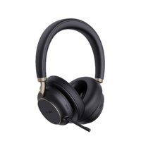 Yealink (BH76 Plus) Wireless Headphones - Stereo - UC Certified - Active Noise Cancelling - + BT51 USB C Dongle - Black - USB C