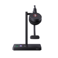 Yealink (WH62) Wireless DECT Headset - Mono - MS Certified - with Base