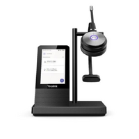 Yealink (WH66) Wireless DECT Headphones - Mono - MS Certified - 4" Touch Screen Base - Speakerphone -EX DEMO