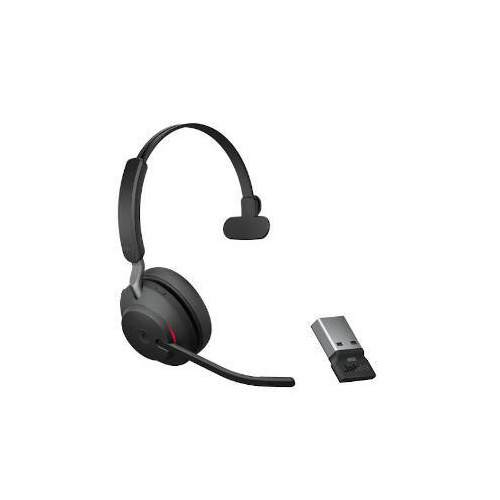 Jabra Evolve2 65 MS Single Ear Wireless Headset, USB-A