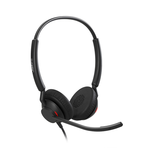 JABRA Engage 40 Stereo Wired Headset - UC Certified - Adv Noise Cancelling Mic - InLine Controller - Lightweight - USB C