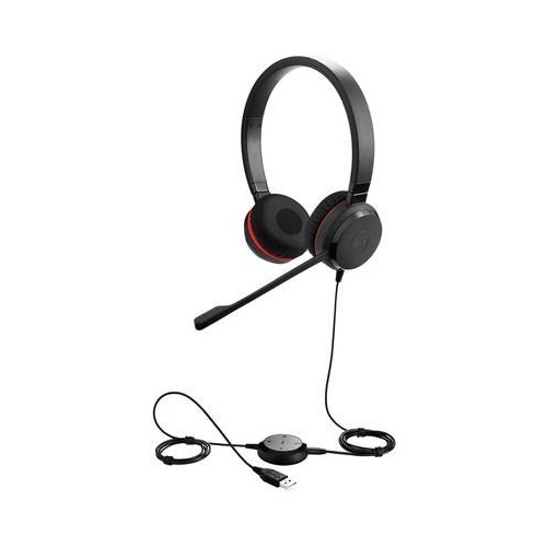 Jabra EVOLVE 30 II Stereo UC + 3.5mm jack connection in LINK Adapter