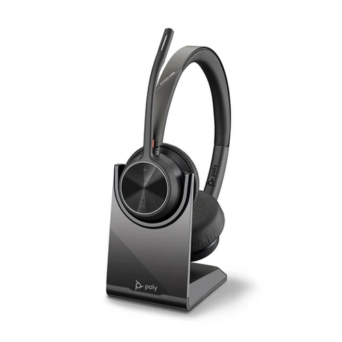 HP Poly Voyager 4320 UC Stereo wBT700 USB-A Headset wCharge Stand