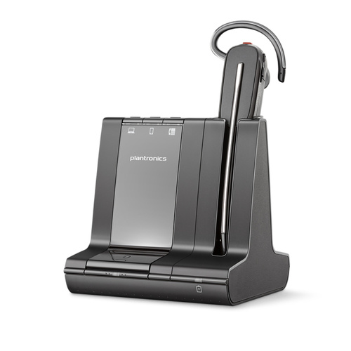 Plantronics Savi S8240 Office - DECT Wireless Headset - Convertible - PC/Deskphone/Bluetooth