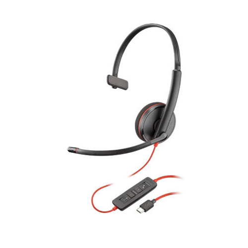 HP Poly Blackwire 3210 UC Mono USB-C/A Corded Headset