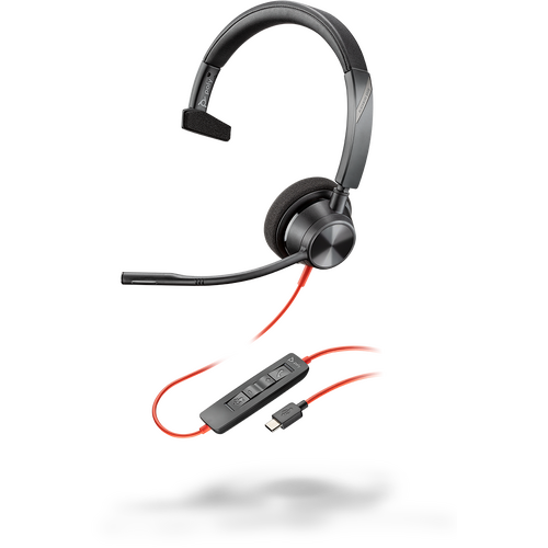 HP Poly Blackwire 3310-M UC Single Ear USB-C/A Corded Headset