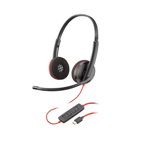 HP Poly Blackwire 3220 UC Stereo USB-C/A Corded Headset
