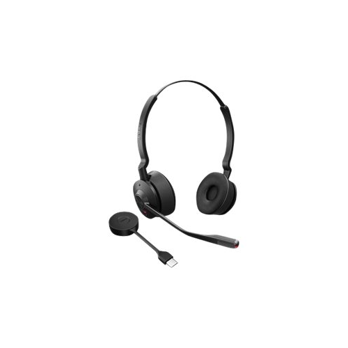 JABRA Engage 55 SE Stereo Wireless DECT Headset - UC Certified - Portable Adv Noise Cancelling Mic - USB C