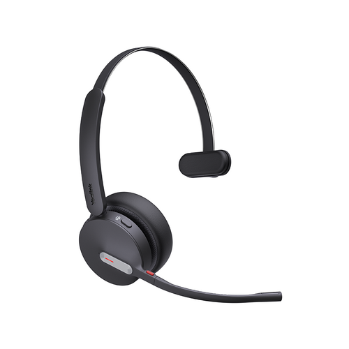 YEALINK WIRELESS (BH70) MS MONO BLUETOOTH HEADSET BT51 DONGL, BLACK, C TO A ADAPTER