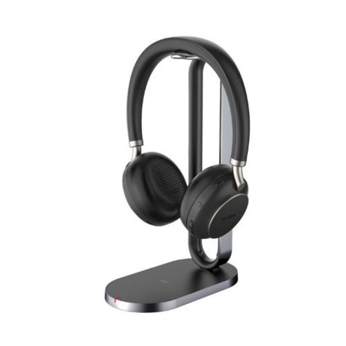 Yealink (BH76) Wireless Headphones - Dual - MS Certified - Active Noise Cancelling - BT51 USB C Dongle - Charging Stand - Black - USB C