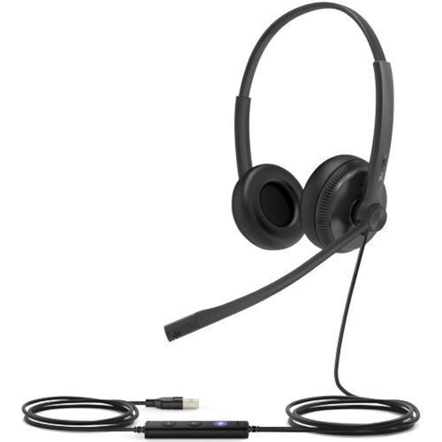 Yealink (UH34 SE) Wired Headphones - Stereo - MS Certified - USB A - with Bonus USB A + C Adapter